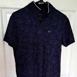 Men's Navy Blue Armani Exchange Shirt